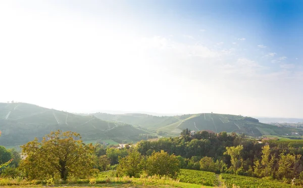 Italian landscape. Piedmont, Italy — Stock Photo, Image