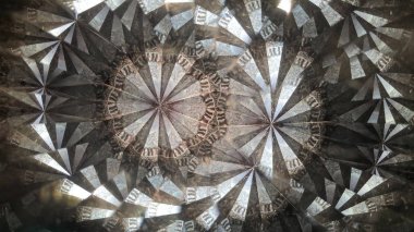 Soyut arkaplan. Ana renkler: gümüş, mavi ve siyah