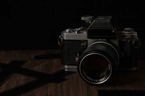 Vintage Film Camera Low Key