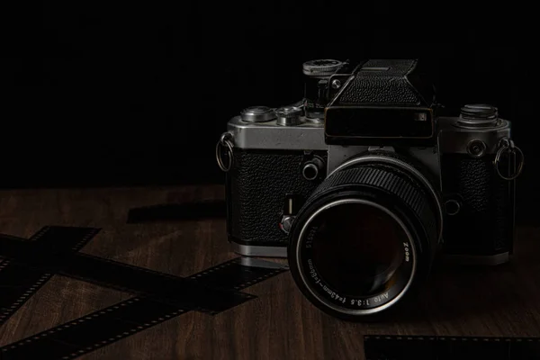 Vintage Film Camera Low Key