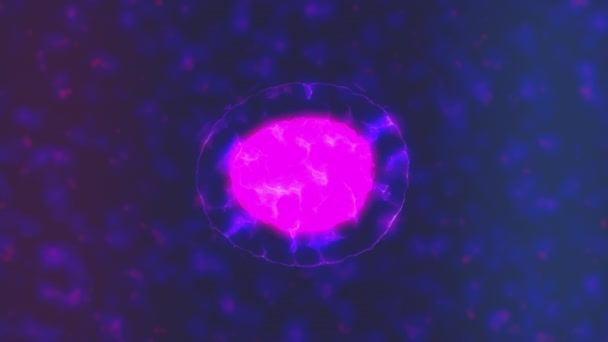 細胞分裂又は細胞再生のアニメーション — ストック動画