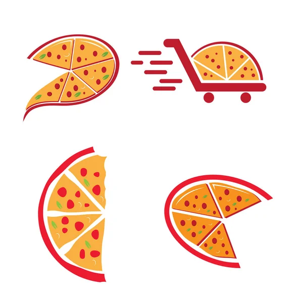 Šablona Designu Loga Pizzerie — Stockový vektor