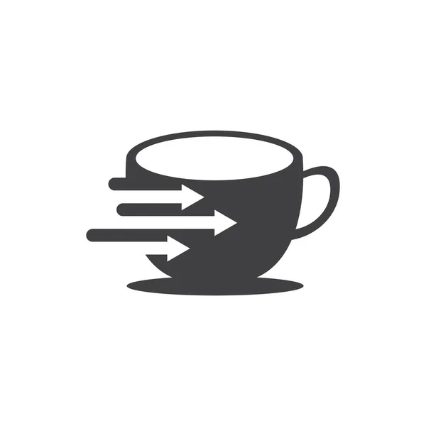 Design Des Kaffeedaten Logos — Stockvektor