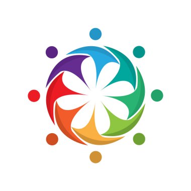 Çiçek grubu danışmanlık logosu tasarımı