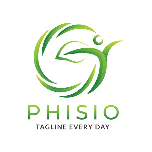 Physiologie Santé Logo Design Vecteur — Image vectorielle