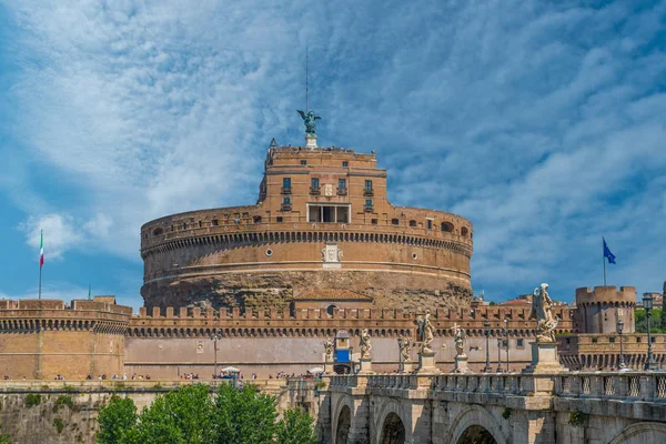 로마, 이탈리아에서 산 탄 젤로 성 — 스톡 사진