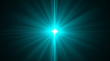 Parlayan ışık efekti. Yıldız patlaması. Güzel soyut ışın arkaplanı.