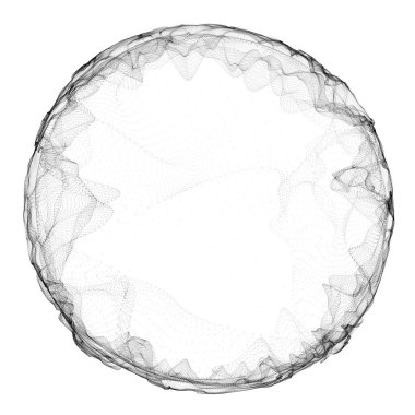 Uzay-zaman beyaz geçidi. Geleceğin 3D portalı. Kozmik solucan deliği. Huni şekilli tünel.