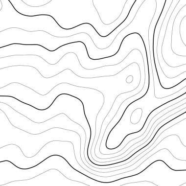 Topografik harita arkaplanı. Soyut resimleme