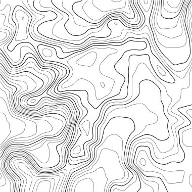 Topographic map background. Abstract illustration clipart