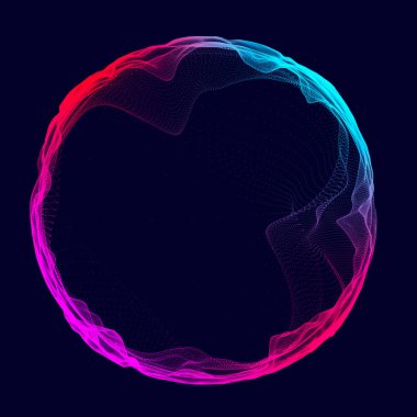 Uzay-zaman portalı. Soyut kırmızı ızgara solucan deliği. Geleceğin 3D portalı. Kozmik solucan deliği. Huni şeklinde bir tünel. Spiral Teknoloji.