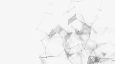 Soyut arkaplan. Soyut çokgen arkaplan. Pleksus etkisi.