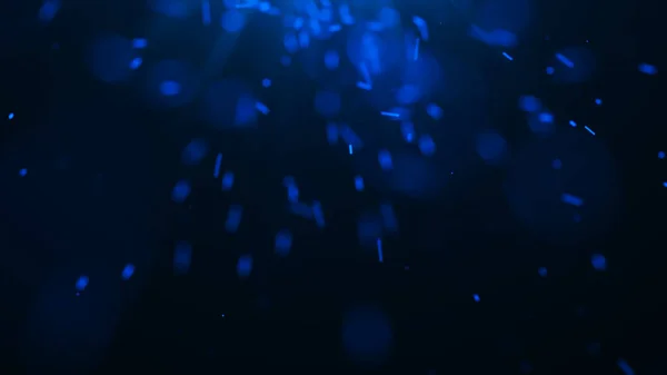 Пожежні Літаючі Іскри Палаючі Блакитні Іскри Розмите Яскраве Світло — стокове фото