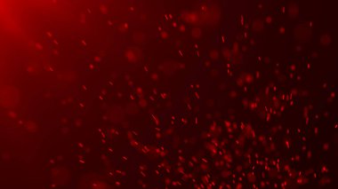 Yangın arka plan kıvılcımları. Kıvılcımlar saçar. Uçan kıvılcımlar. Bulanık parlak ışık.