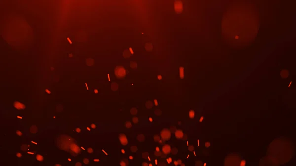 Пожежні Іскри Фону Палаючі Червоні Іскри Пожежні Літаючі Іскри Розмите — стокове фото