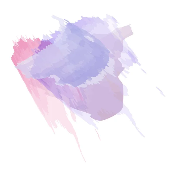 明亮的水彩斑斑 抽象艺术刷水彩画 — 图库矢量图片