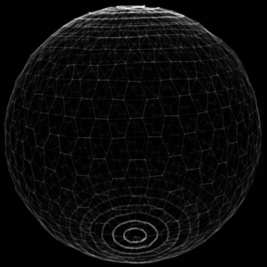 Çok katmanlı bal peteği küresi. Geleceğin kara altıgen arka planı. Gelecekçi bal peteği konsepti. Duvar kağıdı tasarımı için desen.