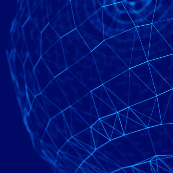 Futuristischer Blauer Sechseck Hintergrund Futuristisches Wabenkonzept Muster Für Tapeten Design — Stockfoto