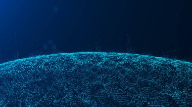 Veri teknolojisi geçmişi. Soyut arkaplan. Veri dizisi görsel konsepti. Müzik için eşitleyici