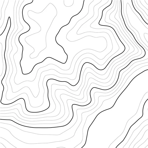 Topografische Karte Kontur Hintergrund Linientopografische Kartenkontur Hintergrund Kunst Design Kontur — Stockvektor