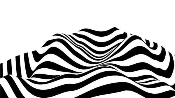 Onde Illusion Optique Onde Mobius Effet Optique — Image vectorielle