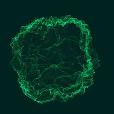 Uzay-zaman yeşil geçidi. Solucan deliğini özetle. Geleceğin 3D portalı. Huni şeklinde bir tünel. Spiral Teknoloji. 3d oluşturma.