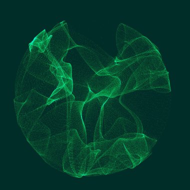 Uzay-zaman yeşil geçidi. Solucan deliğini özetle. Geleceğin 3D portalı. Huni şeklinde bir tünel. Spiral Teknoloji. 3d oluşturma.