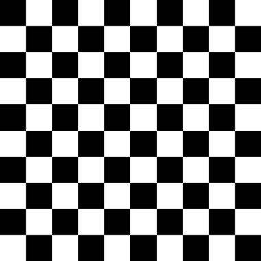 Boş satranç tahtası. Satranç tahtası. Vektör illüstrasyonu