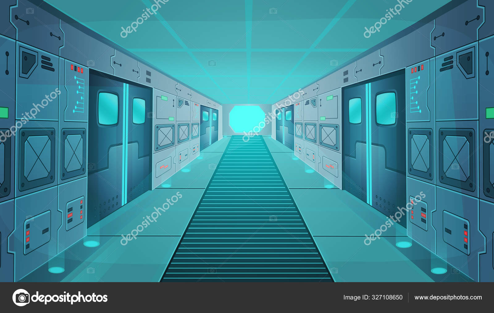 Spaceship interior Vector Art Stock Images | Depositphotos