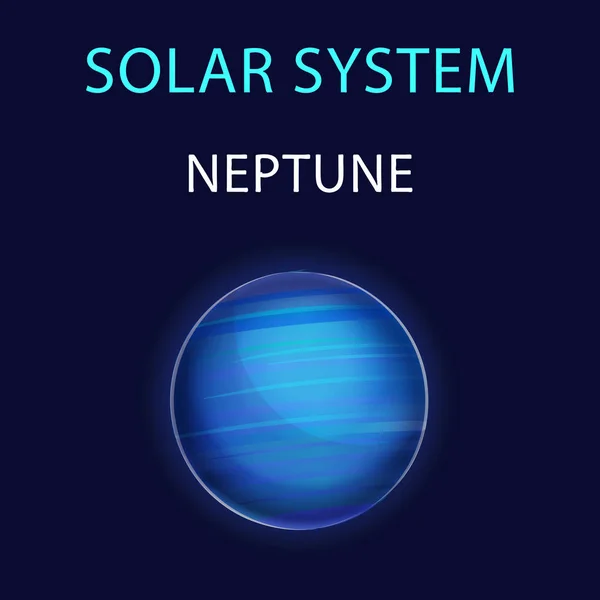 Vektor Cartoon Illustration Von Neptune — Stockvektor