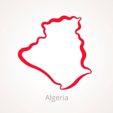 Cezayir - anahat harita