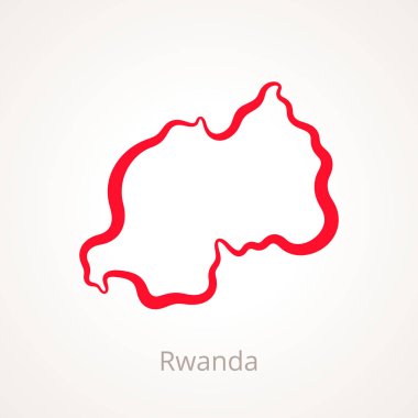 Ruanda - anahat harita