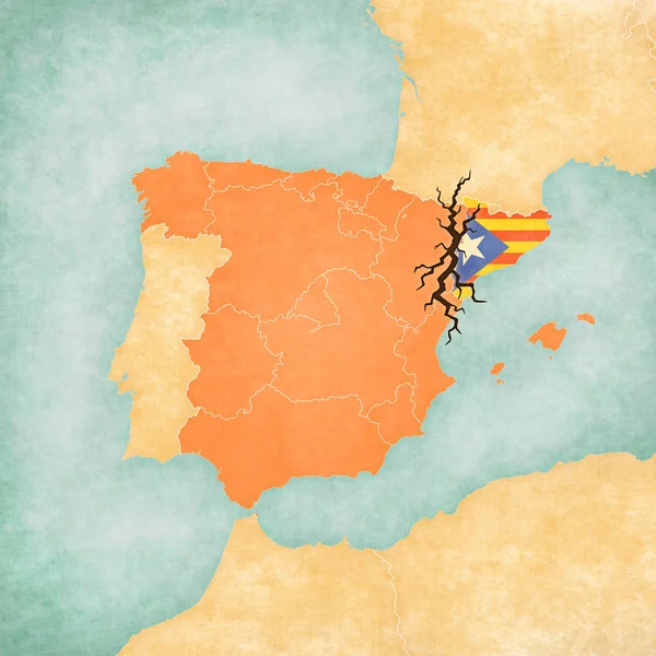 Onafhankelijkheid van Catalonië — Stockfoto