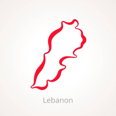 Lübnan - anahat harita