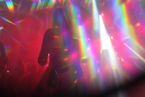 Işıklar gece kulübünde dans partisi arka plan — Stok fotoğraf