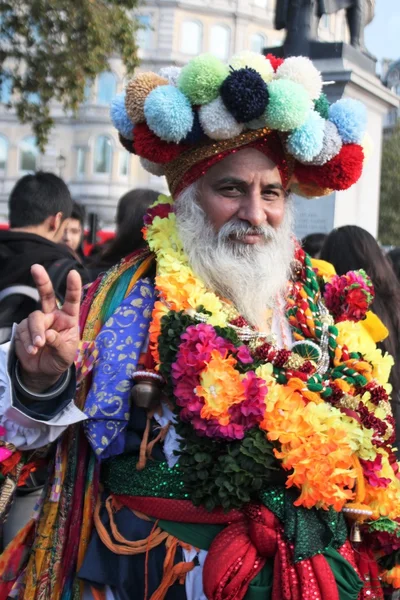 Londres, Reino Unido. 16 de outubro de 2016. O prefeito de Londres Festival Of Dewali artistas e cenas na Trafalgar Square — Fotografia de Stock