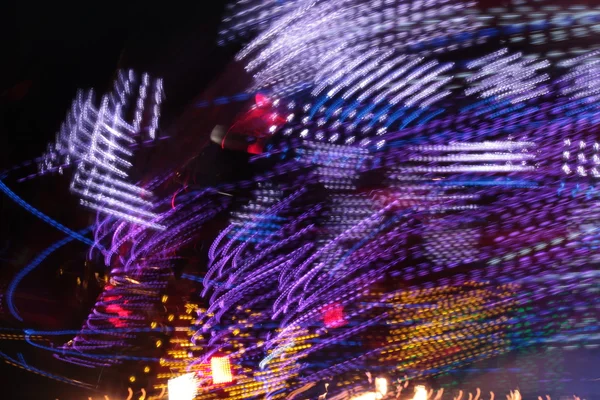 Nachtfarben des Freizeitparks — Stockfoto