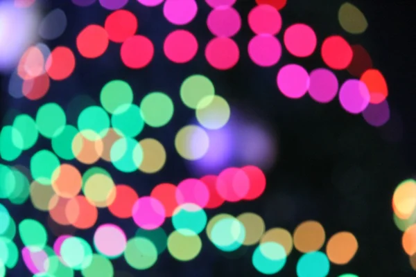 Аннотация Bokeh Christmas circles of light — стоковое фото