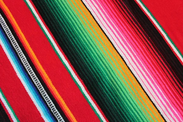 줄무늬 이미지 멕시코 Cinco 양탄자 — 스톡 사진