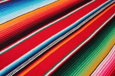 Meksika Meksika geleneksel cinco de mayo halı panço fiesta arka plan çizgili 