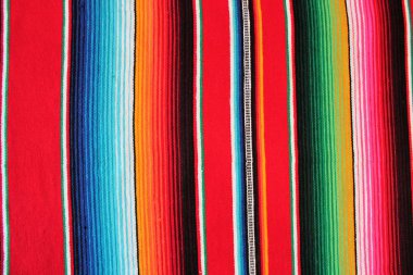 Meksika Meksika geleneksel cinco de mayo halı panço fiesta arka plan çizgili 