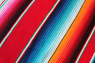 Meksika Meksika geleneksel cinco de mayo halı panço fiesta arka plan çizgili 