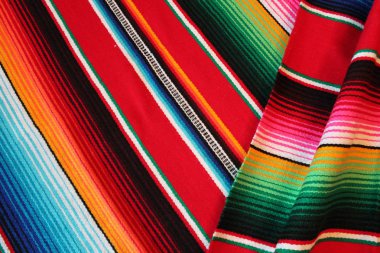 Meksika Meksika geleneksel cinco de mayo halı panço fiesta arka plan çizgili 