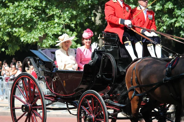 Trooping Color London England Juni 2017 Prince Harry Kate Middleton — Stockfoto