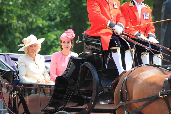 Trooping Color Londres Inglaterra Junio 2017 Prince Harry Kate Middleton —  Fotos de Stock