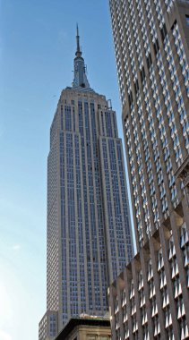 Empire State Binası, New York, ABD - 20 / 12 / 2019: Empire State Binası ve merkez istasyonu, Manhattan New York gökdeleni şehir merkezi. depo fotoğrafı