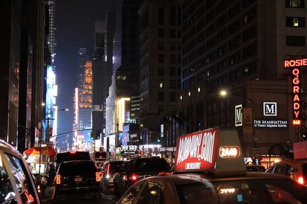 Time Square New York Verenigde Staten 2019 Tijd Plein Broadway — Stockfoto