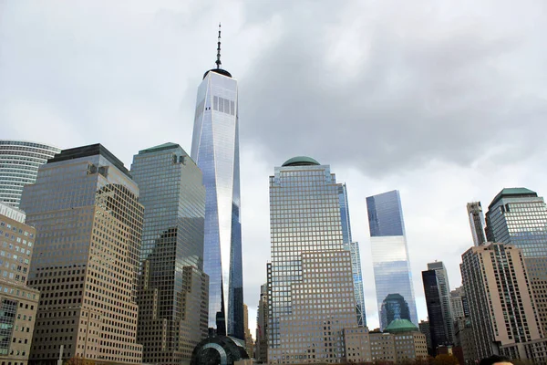 New York Usa 2019 View Downtown Manhattan Skyline Skyscrapers Veiw — Stock Photo, Image