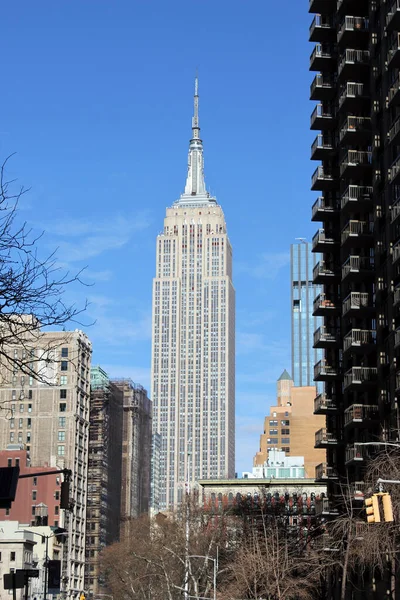 엠파이어 스테이트 2019 엠파이어 스테이트 빌딩과 맨해튼 스카이라인 마천루 Stock — 스톡 사진