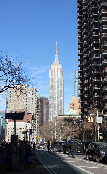엠파이어 스테이트 2019 엠파이어 스테이트 빌딩과 맨해튼 스카이라인 마천루 Stock — 스톡 사진